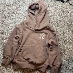 Women's Brown Crew Neck Sweater